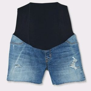 Isabel maternity jean shorts